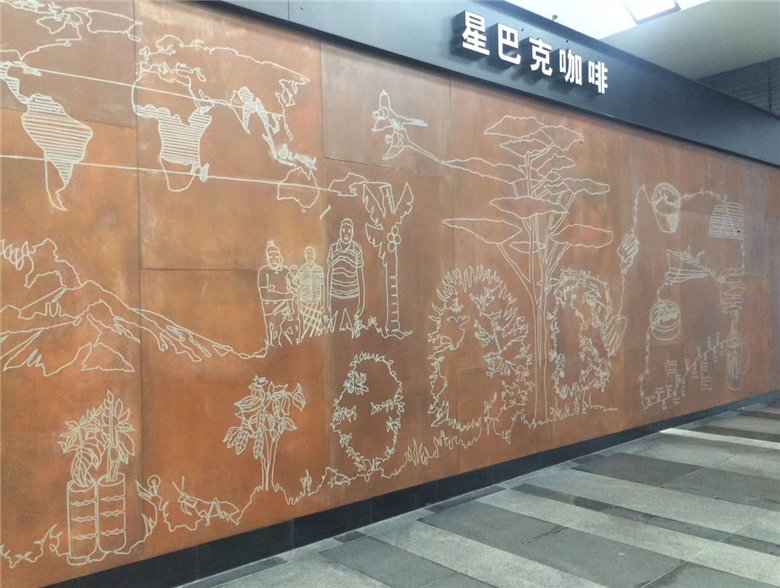 钦北耐候钢幕墙